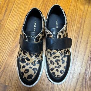 Cole Haan Leopard Sneakers 8B